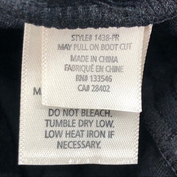 NEW ECRU May Boot Cut Pull On Stretch Pants in Black Ponte High Rise Size Large - Picture 7 of 9